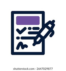agreement duotone icon. Sleek and modern vector icon for websites, mobile apps, marketing materials, and corporate design. Fully scalable and ready to use.