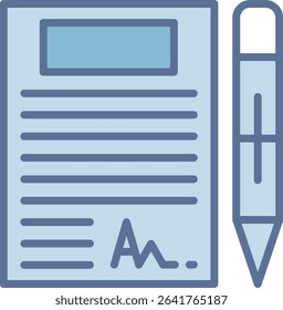 Agreement Filled Blue Tone Icon