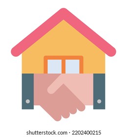 agreement flat color icon vector