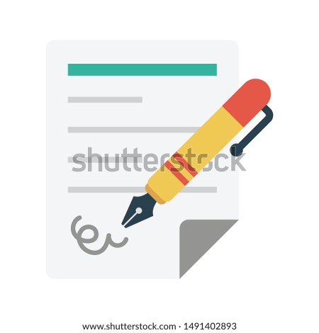 agreement glyph flat vector icon