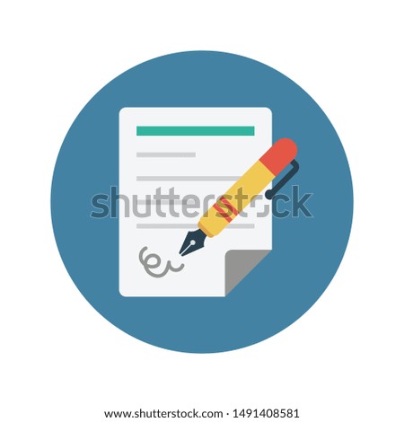 agreement glyph flat vector icon