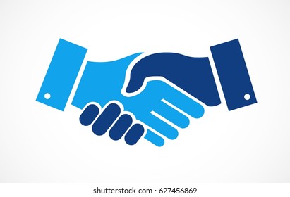 agreement handshake concept illustration design isolated over white