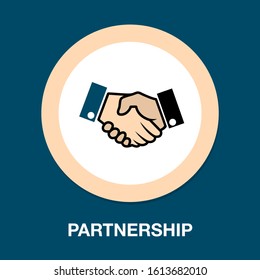 agreement, handshake icon - business partnership - friendship symbol