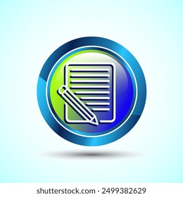 Icono de Acuerdo Ilustración de diseño de Botón