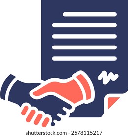 Agreement Icon Element For Design