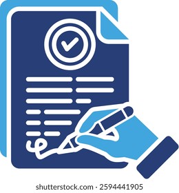 Agreement Icon Element For Design
