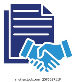 Agreement Icon Element For Design