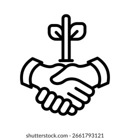 Agreement Icon-Element für Design