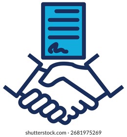 Agreement Icon Element For Design