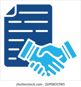 Elemento De Ícone De Contrato Para Design