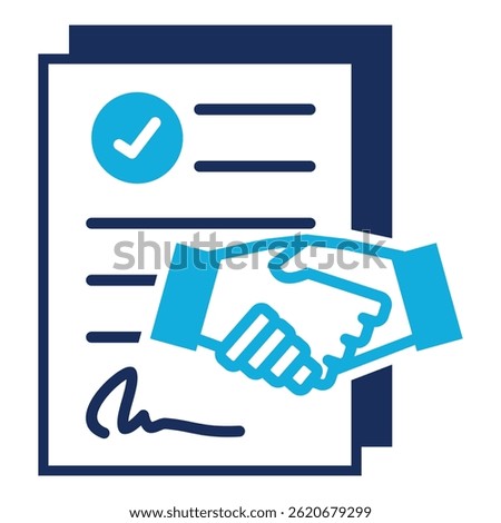 Agreement Icon Element For Design