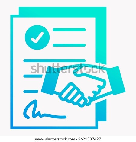Agreement Icon Element For Design