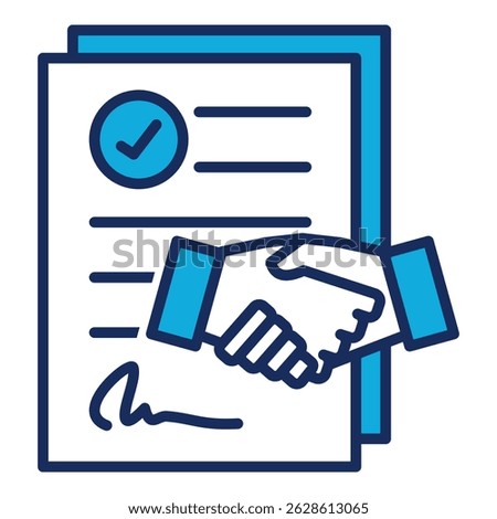 Agreement Icon Element For Design