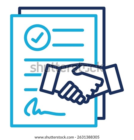 Agreement Icon Element For Design