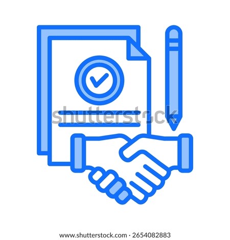 Agreement Icon Element For Design