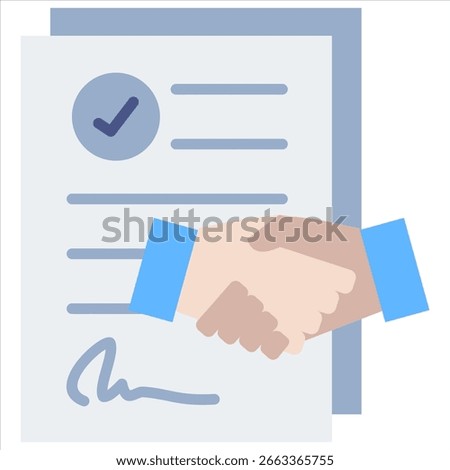 Agreement Icon Element For Design