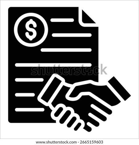 Agreement Icon Element For Design
