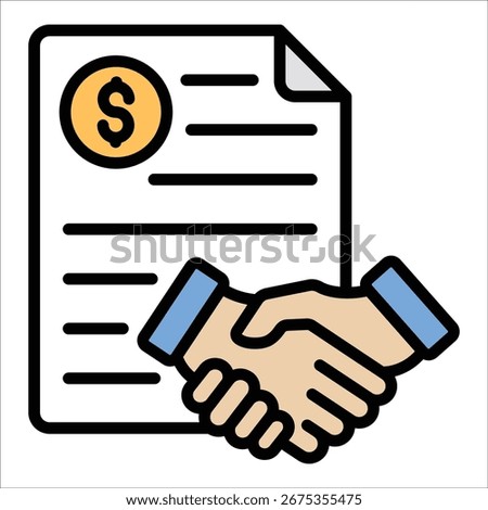 Agreement Icon Element For Design