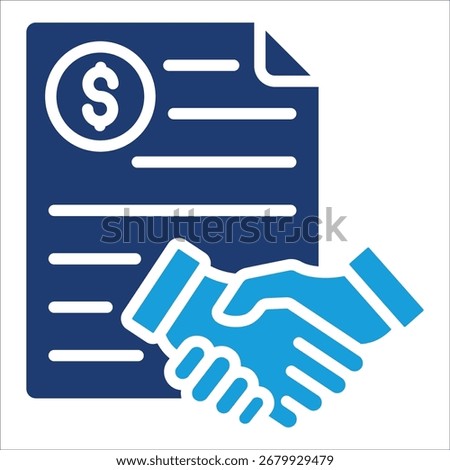 Agreement Icon Element For Design