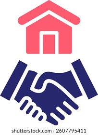Agreement Icon Fill Vector Illustration