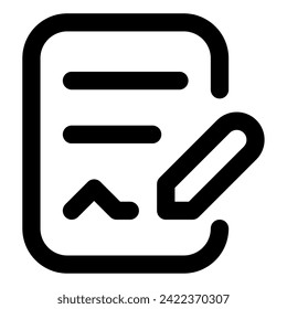 Agreement Icon Illustration for web, app, infographic, etc