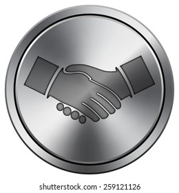 Agreement icon. Internet button on white background. EPS10 Vector. 