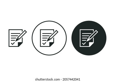 Agreement icon isolated on white background