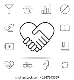 agreement icon. Minimal Universal Theme icons universal set for web and mobile