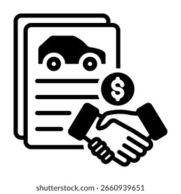Icono de Acuerdo Ilustración vectorial mixta