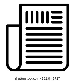 Agreement icon. Outline agreement vector icon for web design isolated on white background