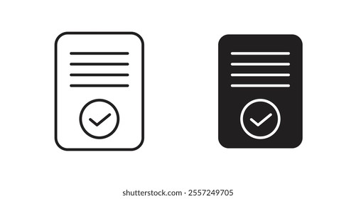 Agreement Icon set. vector illustration set