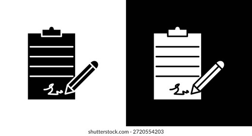 Agreement icon. Simple high quality pictogram. Modern solid style