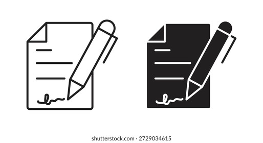 Vectores simples del icono del Acuerdo en negro, convenientes para los proyectos