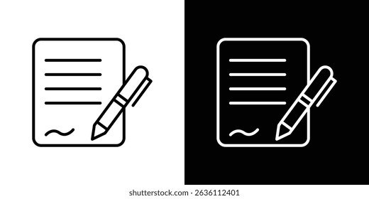 Agreement icon symbol concept for graphic design, Website, UI. EPS