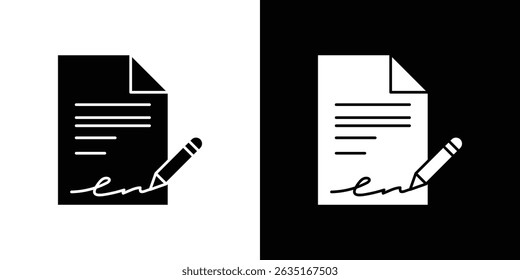 Agreement icon symbols. Vector illustration.
