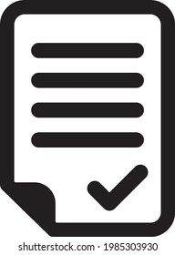 agreement icon vector for business