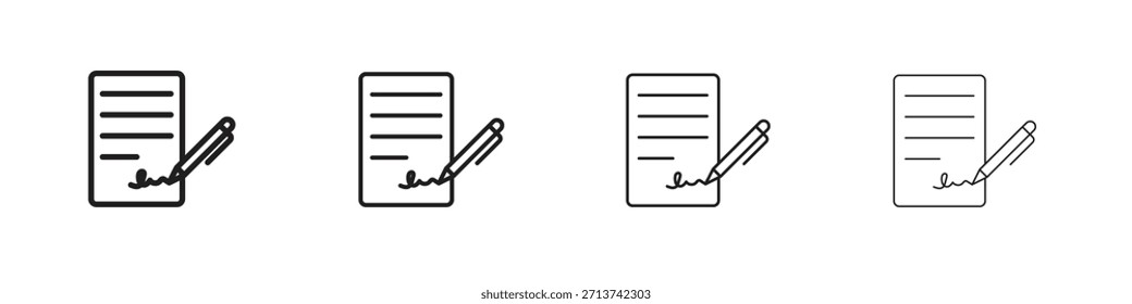 Agreement icon. Vector isolated pictograms.