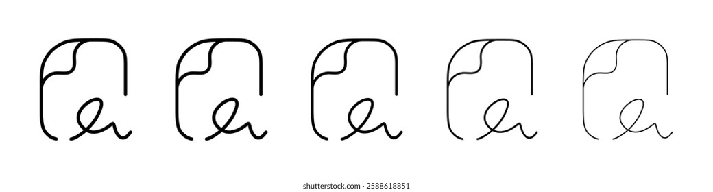 Agreement icon Vector logo sign
