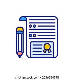 Agreement icon in vector. Logotype