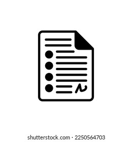 Agreement icon in vector. Logotype
