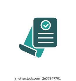 agreement icon. vector.Editable stroke.linear style sign for use web design,logo.Symbol illustration.