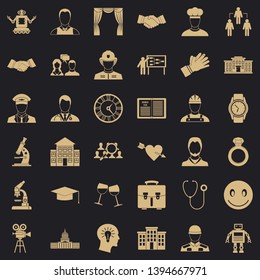 Agreement icons set. Simple style of 36 agreement vector icons for web for any design