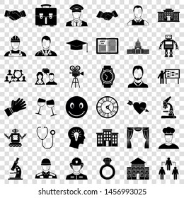 Agreement icons set. Simple style of 36 agreement vector icons for web for any design