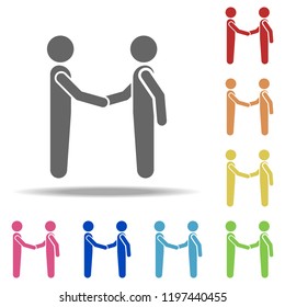 agreement of people icon. Elements of Conversation in multi colored icons. Simple icon for websites, web design, mobile app, info graphics