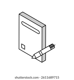 agreement signing isometric icon vector. agreement signing sign. isolated symbol illustration