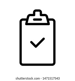 agreement thin line vector icon