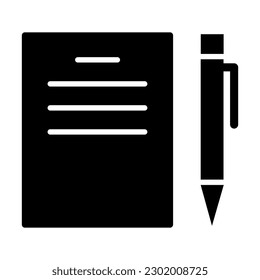 Agreement Vector Glyph Icon Design