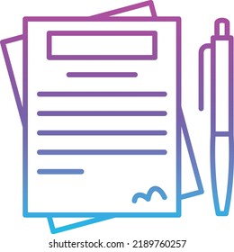 Agreement vector icon. Can be used for printing, mobile and web applications.