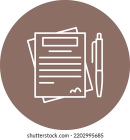 Agreement vector icon. Can be used for printing, mobile and web applications.