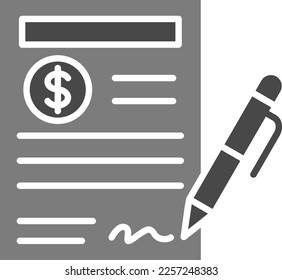 Agreement vector icon. Can be used for printing, mobile and web applications.
